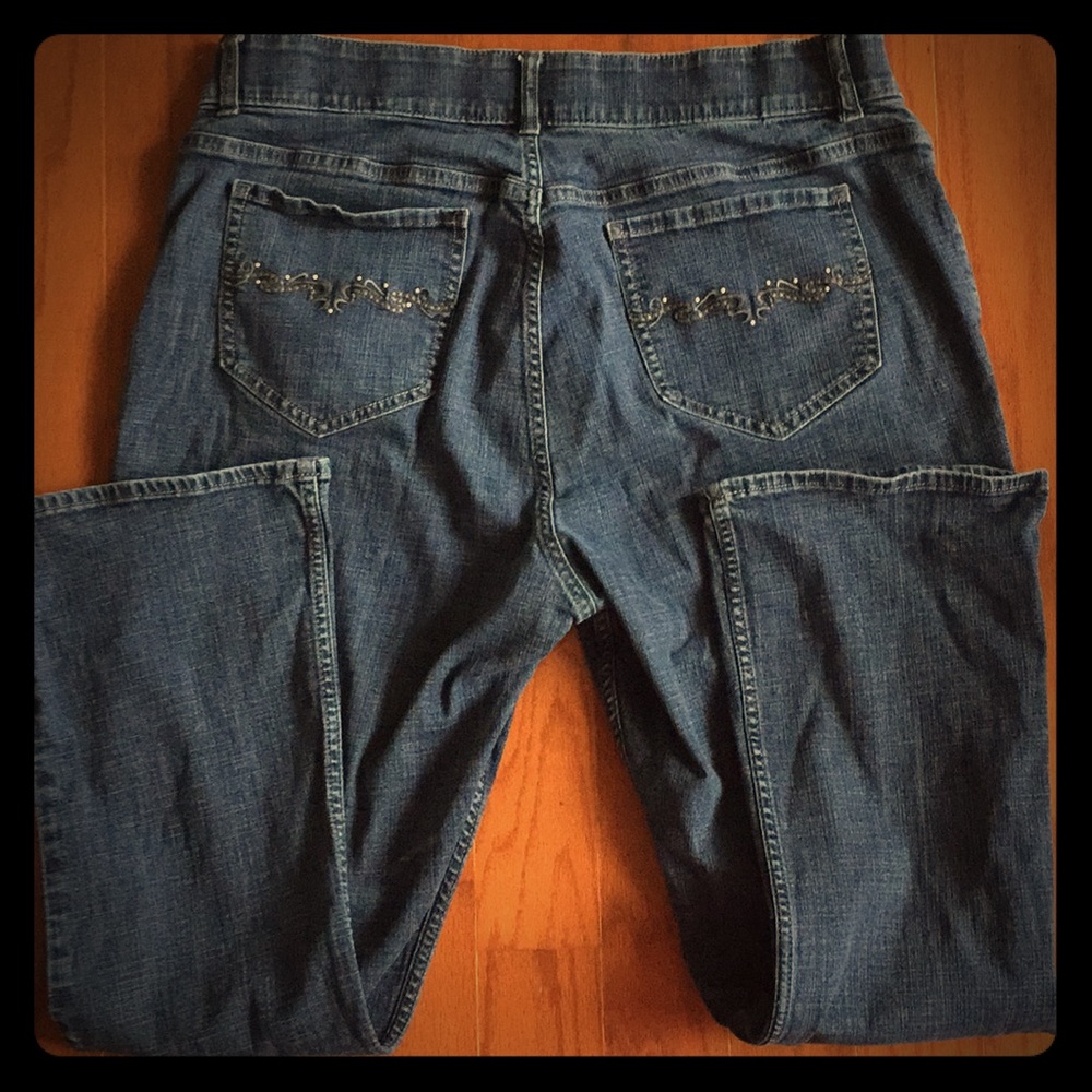 Pocket Bling 18W Denim Stretch petite Jeans by Lee
